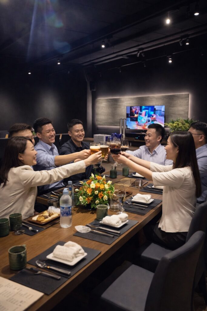 台北春酒餐廳推薦｜尾牙聚餐首選，高級鐵板燒＋包場KTV一次搞定（免開瓶費）潼鐵板燒故宮店